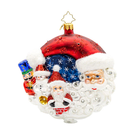 2025 Christopher Radko A Merry Little Christmas Santa Ornament OOTM