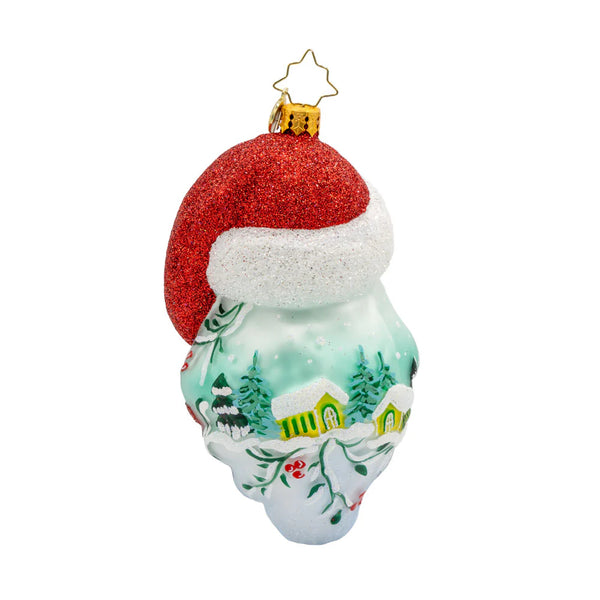 2025 Christopher Radko St. Nick's Winter Tale Santa Ornament OOTM