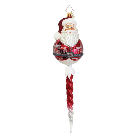 2025 Christopher Radko Santa’s Crystal Cascade OOTM