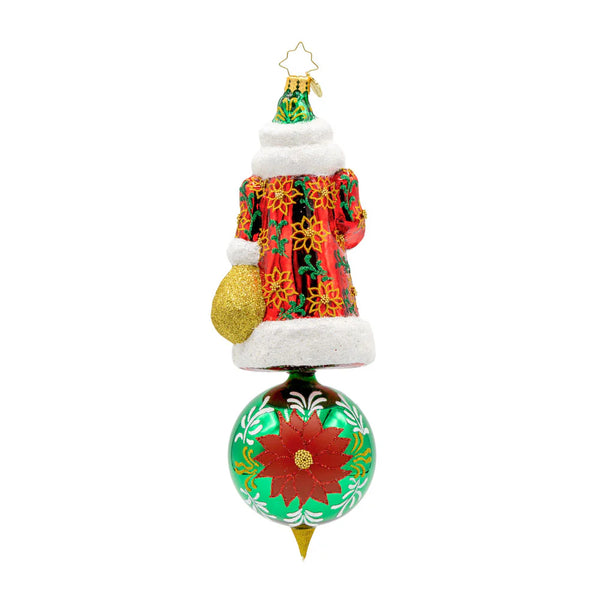 2025 Christopher Radko Regal Reflections Santa Ornament OOTM
