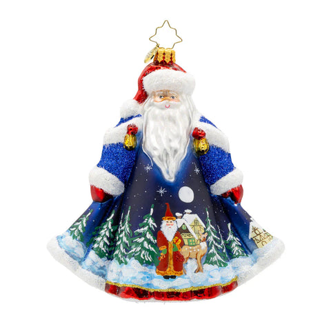 2025 Christopher Radko Santa of the Midnight Sky Ornament OOTM