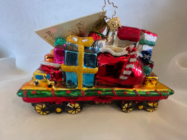 Christopher Radko B & O Railroad Train Set of 12 Ornaments