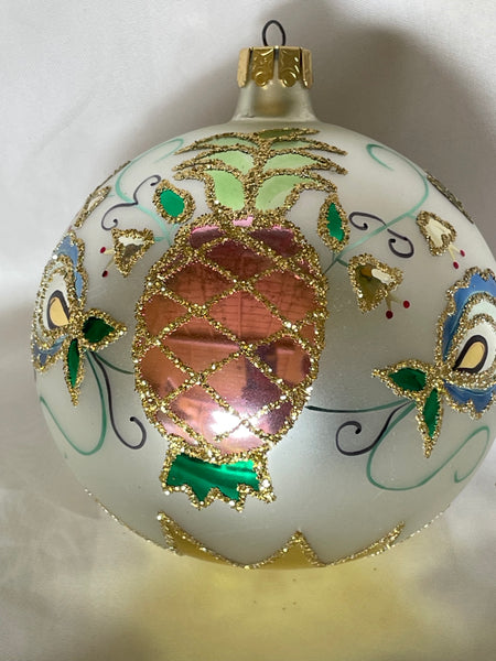 PreOwned Christopher Radko SOUTHERN COLONIAL Ornament 92-142-0