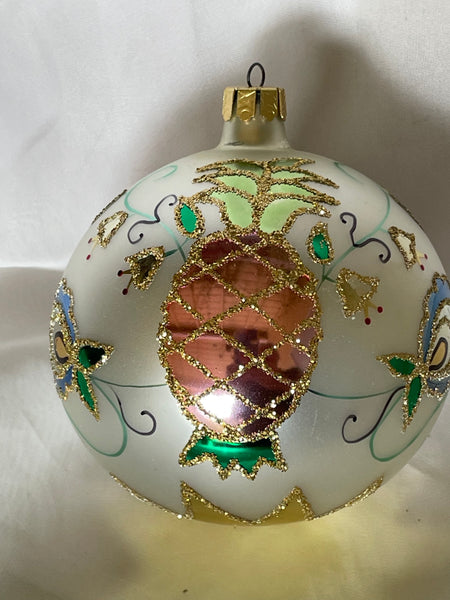 PreOwned Christopher Radko SOUTHERN COLONIAL Ornament 92-142-0
