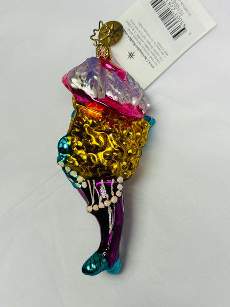 Christopher Radko Glamour Gills Fish Lady Beach Ornament