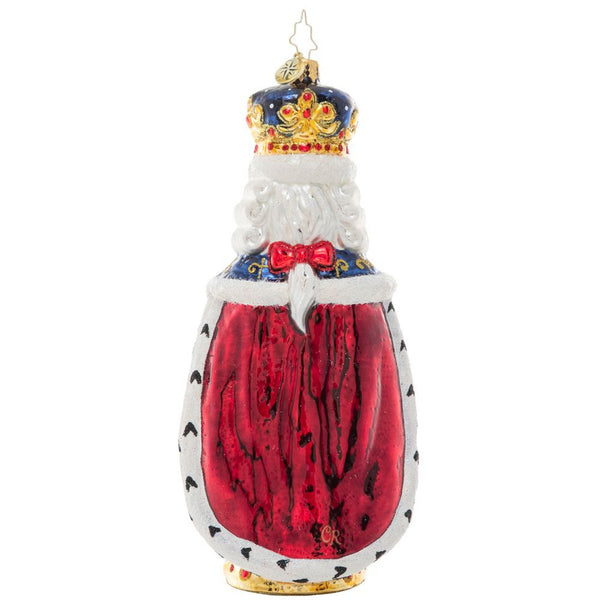 Christopher Radko Nutcracking Royalty King Nutcracker Ornament