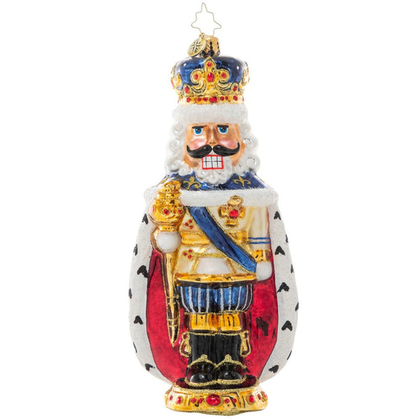 Christopher Radko Nutcracking Royalty King Nutcracker Ornament