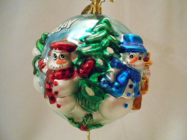 Christopher Radko A Gift Of A Matryoshka Doll Santa Ornament
