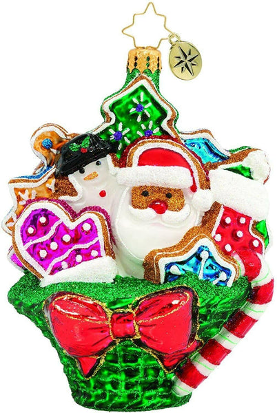 Christopher Radko Fresh From The Oven Cookie Gift Basket Ornament