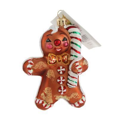 Christopher Radko GINGER MAN Gem Gingerbread Ornament