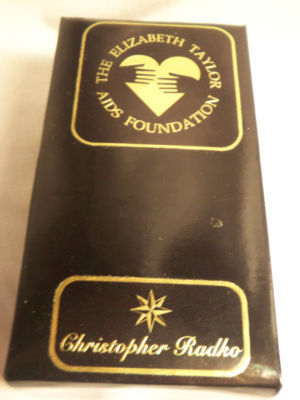 Christopher Radko AIDS 1998 LIZ TAYLOR Sugar Holiday ornament