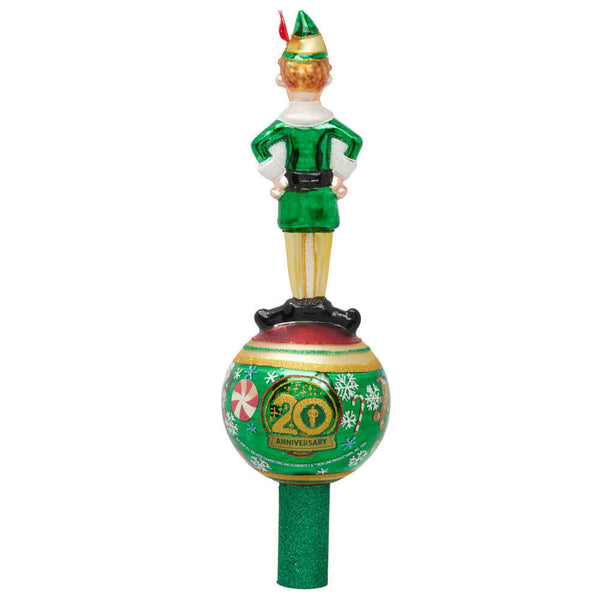 Christopher Radko Merry Muggins Buddy the ELF Finial Tree Topper 20th Anniversary