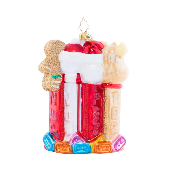 Christopher Radko North Pole PEZ Candy Container ornament