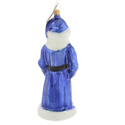 Christopher Radko Sapphire Blue Santa Ornament 96-158-0