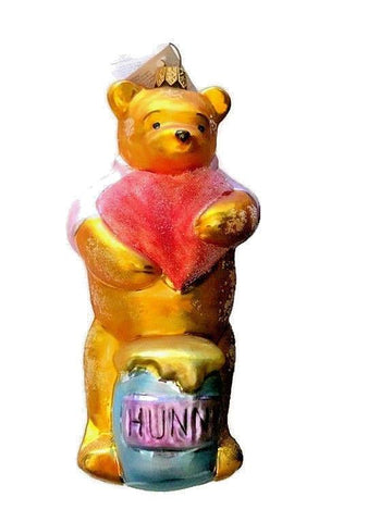 Christopher Radko Disney Valentine Winnie the Pooh Heart Ornament MIB