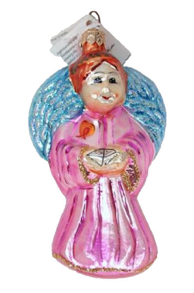 Christopher Radko Angel On Wings of Hope Ornament Breast Cancer