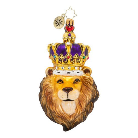Christopher Radko Roaring Royalty Lion King Ornament