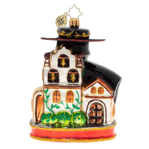 Christopher Radko Masked & Valiant Zorro Bandit Ornament