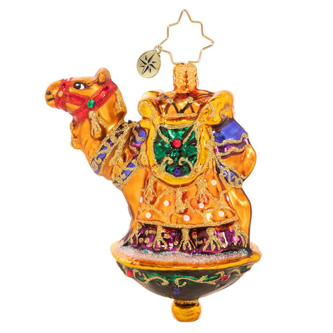 Christopher Radko One Chic Camel Little Gem Ornament