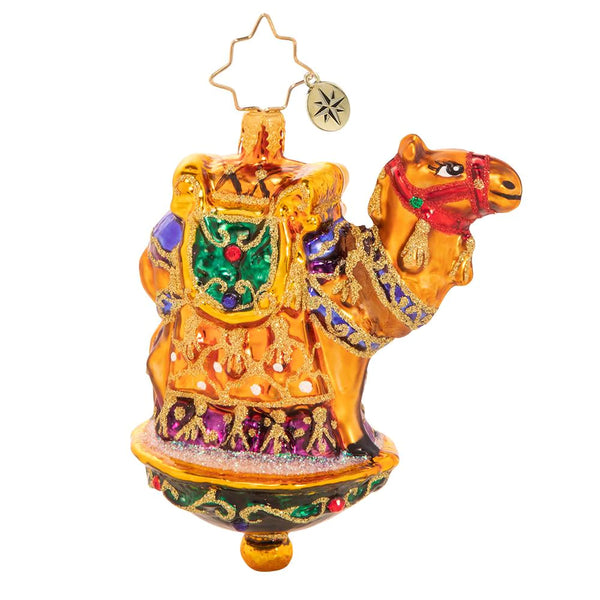 Christopher Radko One Chic Camel Little Gem Ornament