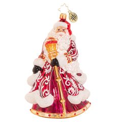 Christopher Radko An En-deer-ing St. Nick Santa Ornament