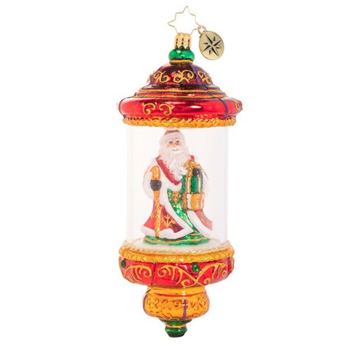 Christopher Radko Shine Bright Santa Dome Ornament
