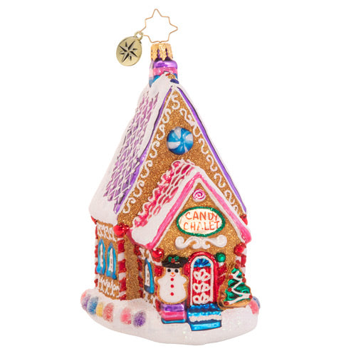 Christopher Radko The Confectioner's Chalet Candy House Ornament