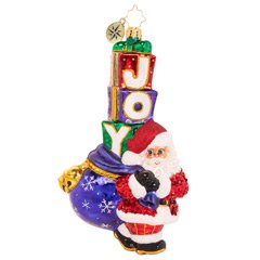 Christopher Radko Joyous Saint Nick Santa Joy Ornament