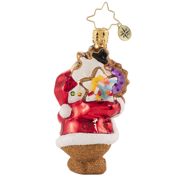Christopher Radko The Gingerbread Man Can! Little Gem Ornament