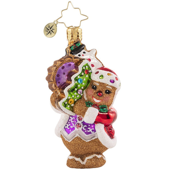 Christopher Radko The Gingerbread Man Can! Little Gem Ornament