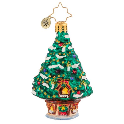 Christopher Radko World's Best Treehouse! Little Gem Ornament
