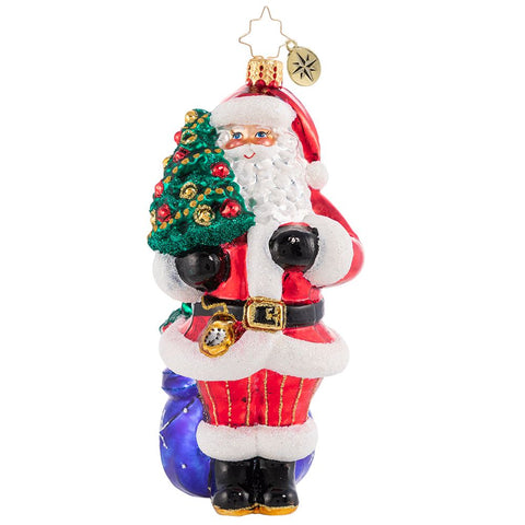 Christopher Radko The Tiniest Of Trimmings Santa Ornament