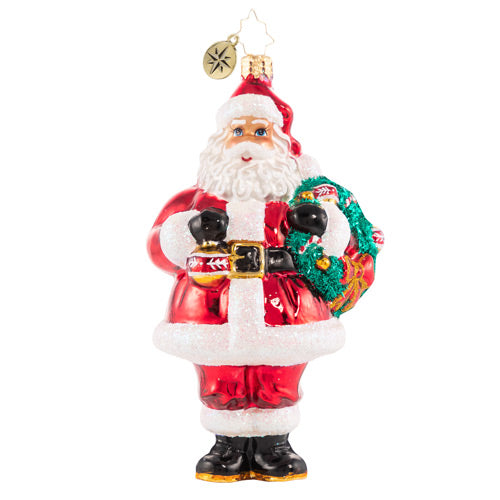 Christopher Radko Holiday Decor Galore! Santa Ornament