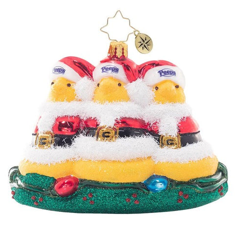 Christopher Radko Sweet PEEPS ® Santas Candy Chicks Ornament