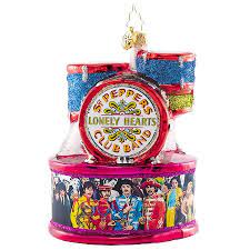 Christopher Radko Beatles The Beat Of Their Own Drum Ornament