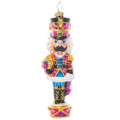 Christopher Radko Cracking Commander Nutcracker Ornament