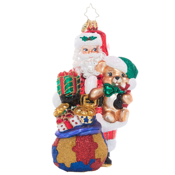 Christopher Radko Delivering Awareness Autism Charity Puzzle Ornament