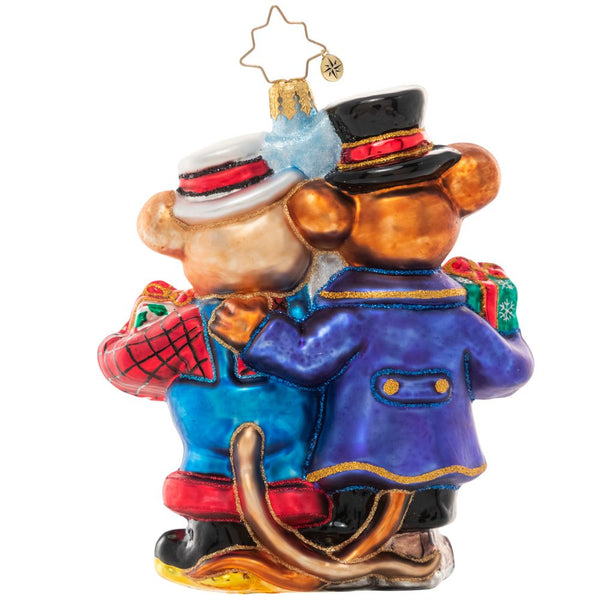 Christopher Radko A "Tail" Of Two Cities Mice Couple Ornament