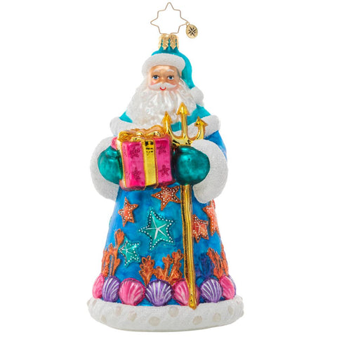 Christopher Radko Seashore Santa Beach Ornament