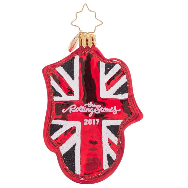 Christopher Radko Rolling Stones Licks Gem No Filter Ornament