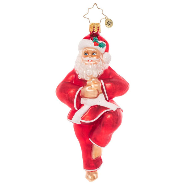 Christopher Radko Kung Fu Claus Santa Karate Matrial Arts Ornament