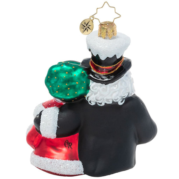 Christopher Radko A Dazzling Duet Caroling Couple Ornament