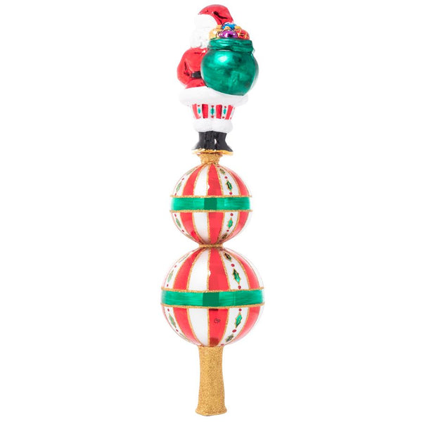 Christopher Radko Christmas Classics Finial Tree Topper Reflector