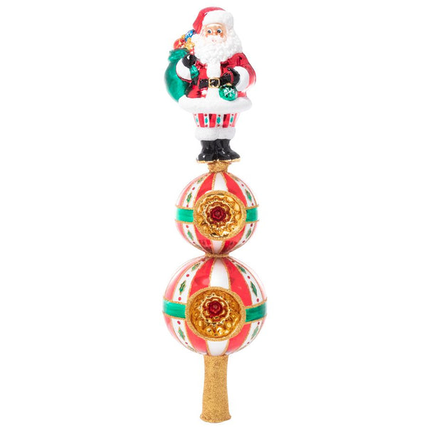 Christopher Radko Christmas Classics Finial Tree Topper Reflector