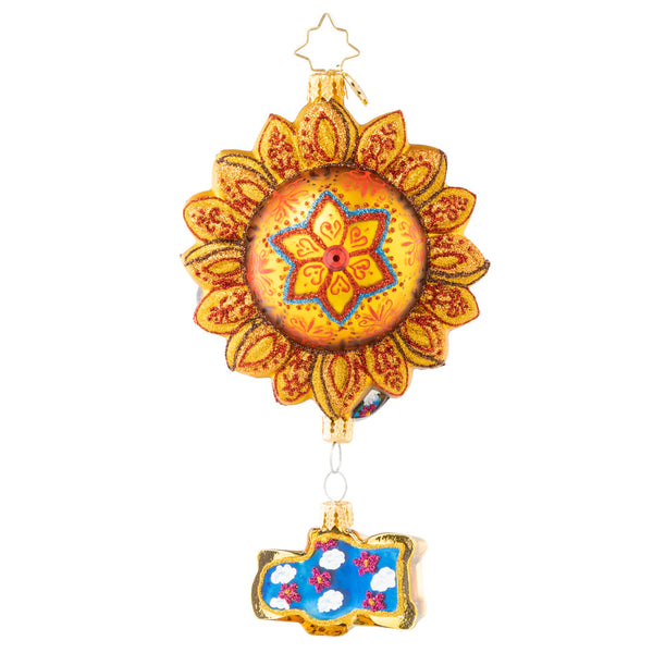 Christopher Radko Beatles The Sun King 2 part Sunburst Ornament