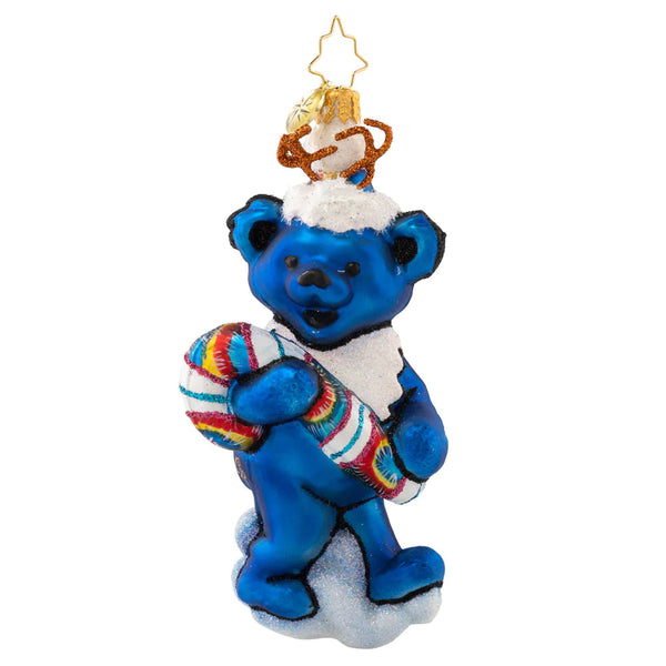 Christopher Radko Grateful Dead Pumped for the Party Dancing Bear Ornament