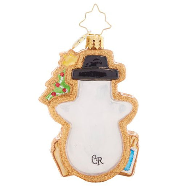 Christopher Radko Gingerbread Snowman Little Gem Ornament