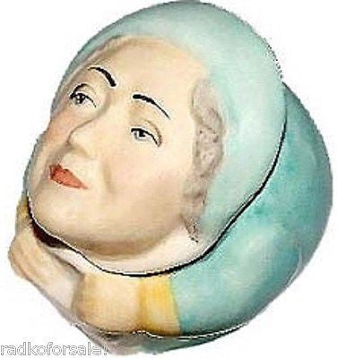 Kevin Francis HRH the QUEEN MOTHER Royal Highness FACE POTS NEW Porcelain Box