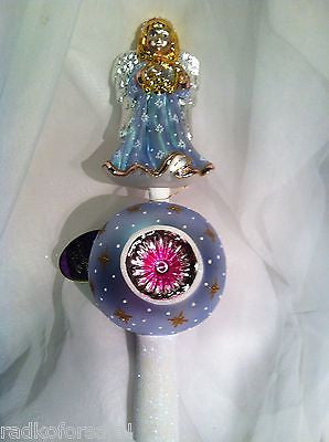 Christopher Radko Angel HEAVEN SENT Finial Tree Topper