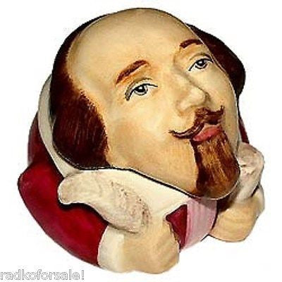 Kevin Francis WILLIAM SHAKESPEARE Face Pots NEW Trinket Box